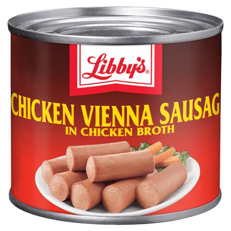 Libby's Chicken Vienna Sausage, 4.6 oz Can - Walmart.com