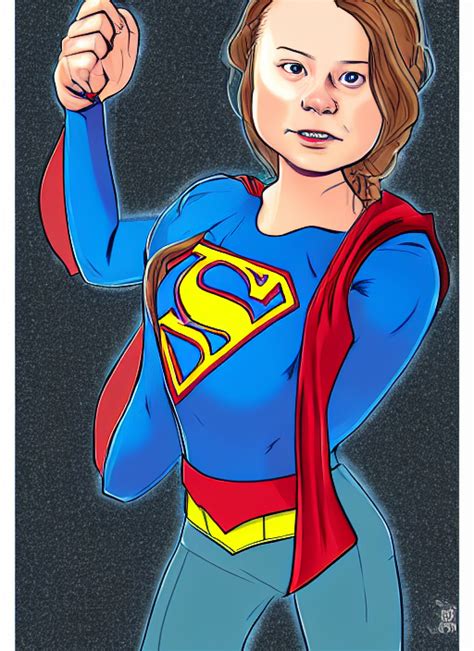Superwoman Caricature
