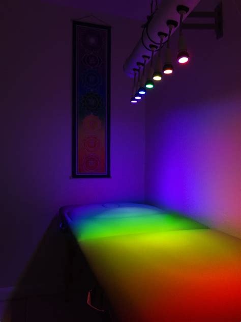 New Chakra Light Therapy These Colored Lights Combined With My
