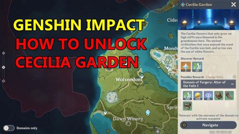 Clearing this domain gives weapon ascension materials which can be used to ascend weapons, increasing their stats and max level. Genshin Impact Cecilia Garden Puzzle Solution - How to Unlock Domain - YouTube