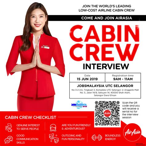 Start to teaching on may (semester 1) full time/part time: AirAsia Cabin Crew Walk-In Interview Shah Alam (June ...