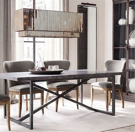 Inspired by a shaker table in hancock village, massachusetts, this versatile table, comprising of two (2) tables in american cherry can be set up using several configurations. 10 Narrow Dining Tables For a Small Dining Room | Modern ...