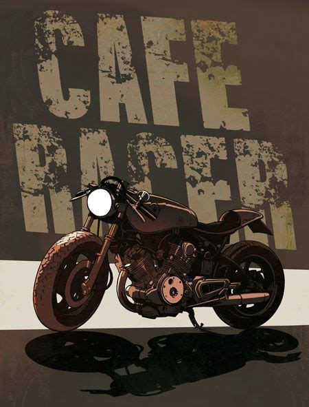 Cafe Racer Art Arte Motociclistica Cafe Racer Vecchie Pubblicità