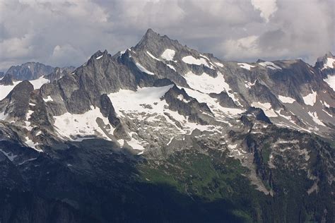 More specifically, a pyramidal peak, a mountaintop that has been sculpted by erosion to form a point. Forbidden Peak - Wikimedia Commons