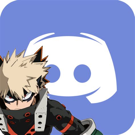 My Hero Academia Bakugo Discord Shortcut Custom Icon App Anime