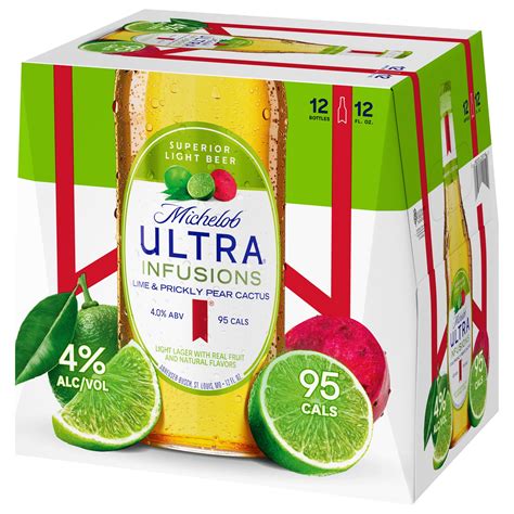 Michelob Ultra Superior Light Infusions Beer 12 12 Fl Oz Bottles 12