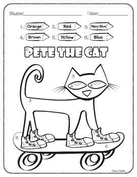Другие книги из серии pete the cat: Pete the Cat - Color by Number | Pete the cat, Cat ...