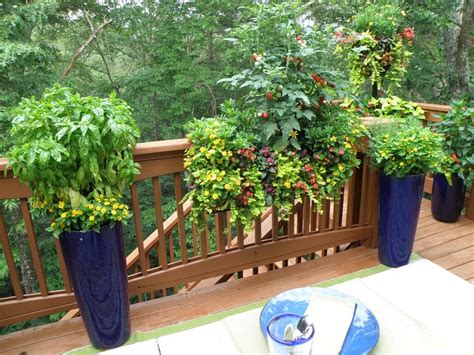 Deck Gardening And Creative Ways To Grow Herbs And Vegetables Bonnie Plants