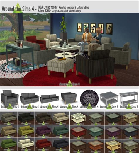 Around The Sims 4 Livingroom Sims 4 Downloads