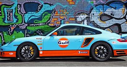 Racing Gulf Porsche Livery 911 Turbo Shaft