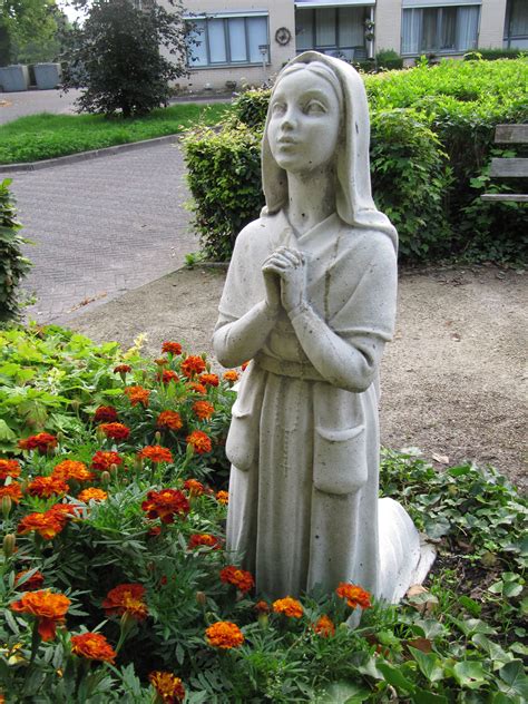 Yesterday, april 16, was the feast day of saint bernadette on the new calendar. Statue of saint Bernadette Soubirous in the Lourdes grotto ...