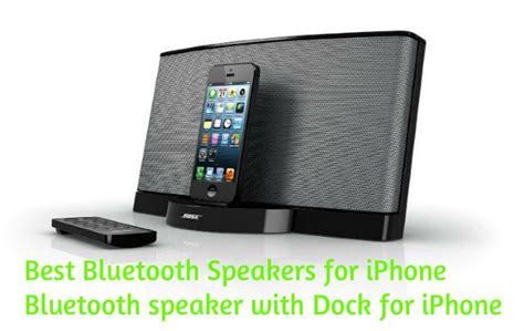 Exborders com ldex 30 pin bluetooth audio receiver music adapter converter for docking station bose sounddock portable digital system black. Best speakers for iphone 7: Bluetooth speakers with Docks ...