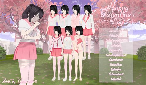 Skin Valentine Yandere Yandere Simulator Mods