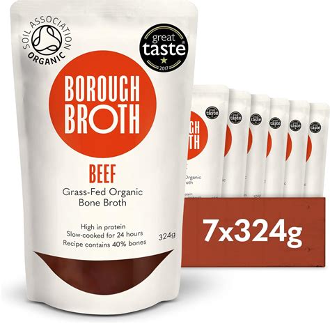 Organic Beef Bone Broth By Borough Broth Made Fresh With Grass Fed