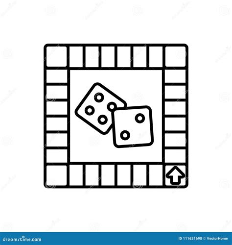 Board Game Icon Icon Illustration Stock Vector Illustration Of