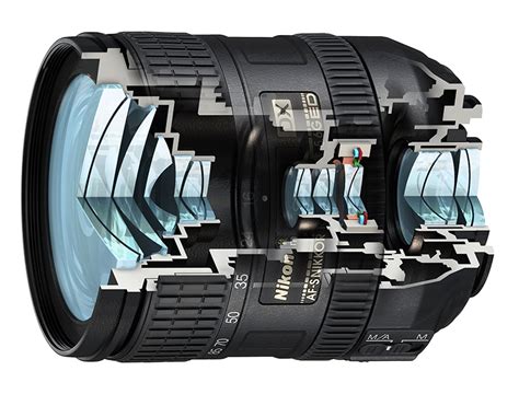 Anatomy Of A Lens Nikon 16 85mm Cutaway Illustration