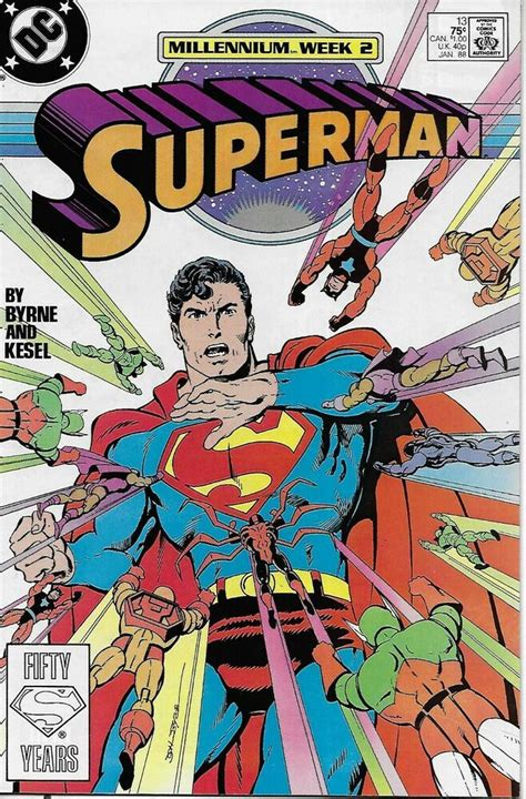 Superman Comic Issue 13 Copper Age First Print 1989 John