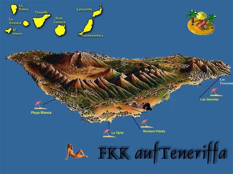 Fkk Str Nde Insel Teneriffa Karte Und Satellitenansicht