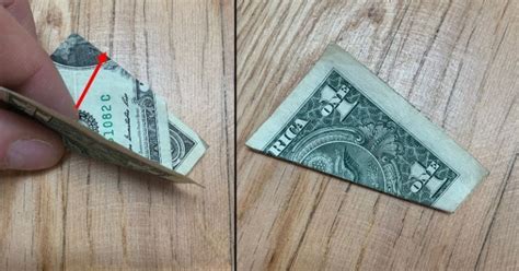 Dollar Bill Origami Pyramid Fold In 13 Steps The Daily