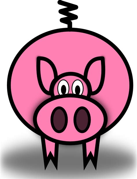 Onlinelabels Clip Art Pig