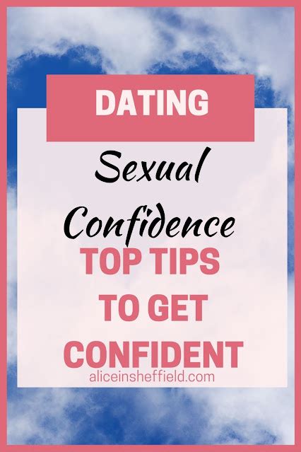 how to increase your sexual confidence alice in sheffield