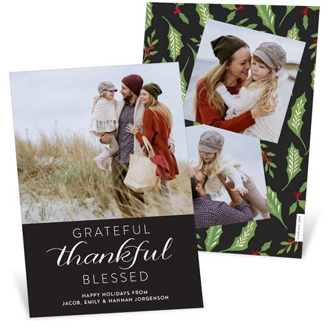 Adobe spark's free online postcard maker helps you create your own custom travel postcards in minutes, no design skills needed. Blessed Family - Holiday Card | Pear Tree
