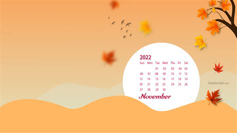 November 2022 Calendar Wallpapers Top Free November 2022 Calendar