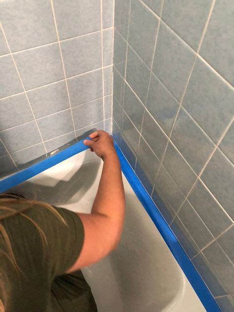 How To Paint Shower Tile DIY Painted Shower Tile Shower Tile