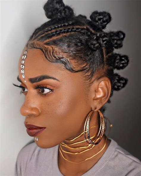 Instagram Approved Protective Hairstyles To Try Immediately Black Hair Curls Bantu Knot