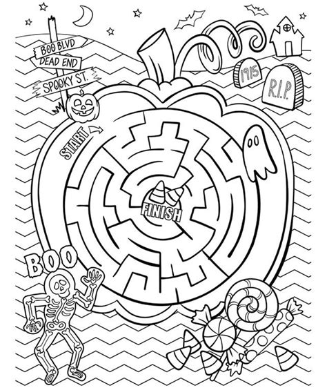 Printable Labyrinth Coloring Page The Kids Word With Coloring Page