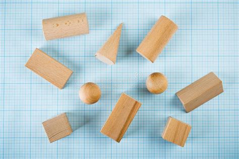 Wooden Geometric Shapes Stock Photo Image Of Construction 66845690