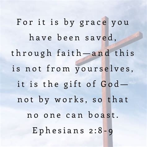 Ephesians 28 9 Saved By Grace Through Faith