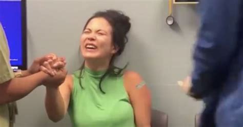 Woman Terrified Of Needles Films Her Extreme Way Of Coping As She Has Injections With