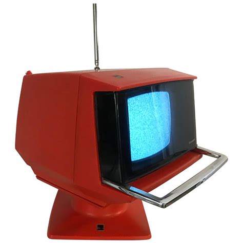 Modernist Space Age Sharp Television Model 3s 111 Rjapan Circa 1970