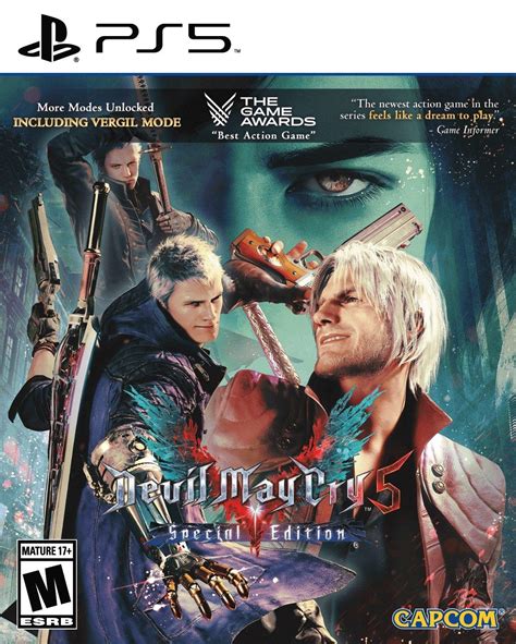 Devil May Cry 5 Special Edition Ps5 Box Art Is Pure Smokin Sexy Style