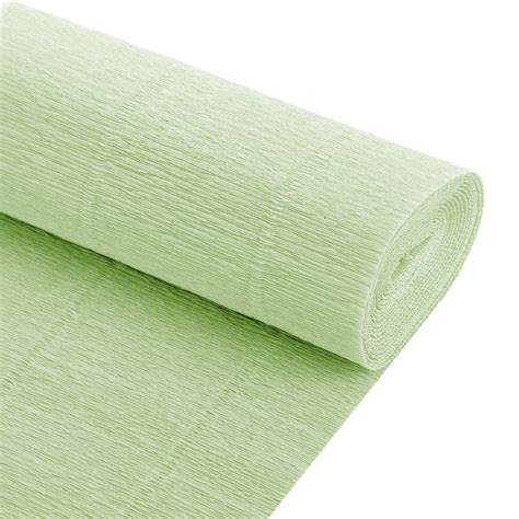 Crepe Paper Pale Green 50x250cm №566 Vitau E Shop