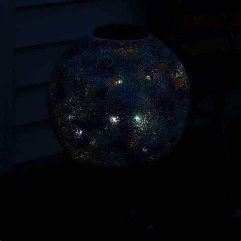 Sunnydaze Decor 10 In Diameter Multi Color Blown Glass Gazing Ball In