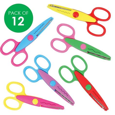 Craft Scissors Pack Of 12 Scissors And Knives Cleverpatch Art