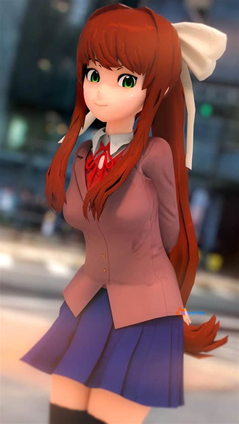 Found Fanart Believe It Or Not Were Running Low On New Monika Fan