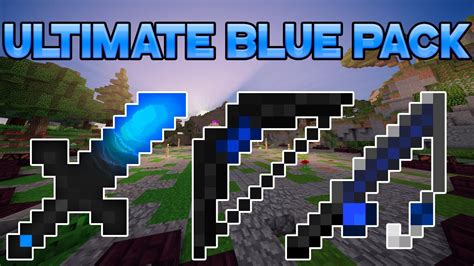 Minecraft Texture Pack Ultimate Uhc Blue Edition Pack Youtube
