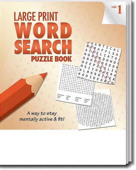 Wholesale Word Search Puzzle Book Large Print Dollardays