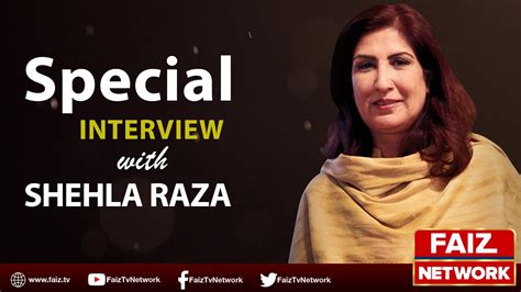 special interview with shehla raza politician ppp faiz tv youtube