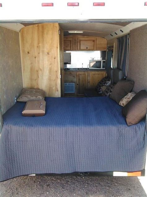 Ideas For Enclosed Cargo Trailer Camper Conversions Artofit