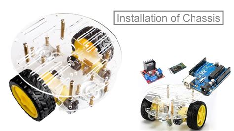 Self Balancing Round Shape Robot Car For Arduino Assemble Kit Tutorial