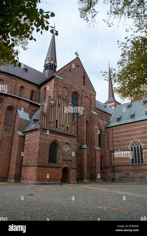 Exterior Of Roskilde Cathedral Roskilde Denmark Construction Of The