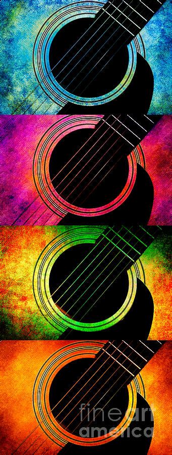 4 Seasons Guitars Vertical Panorama Photograph By Andee Design Fine
