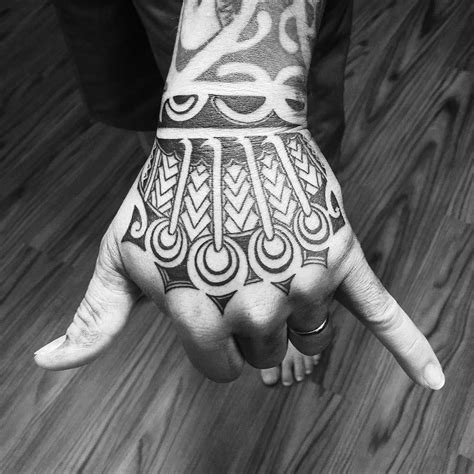 Polynesian Hand Tattoos