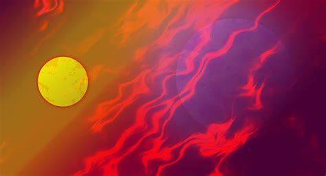 Peak Of The Clouds On A Red Gas Giant By Maschen On Deviantart