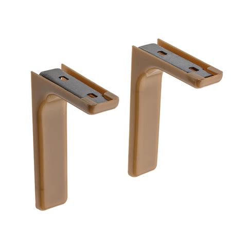 Shelf Support Bracket With Covers 120mm 180mm 240mm Invisible Concealed