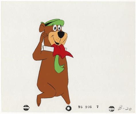 Hanna Barbera Yogi Bear Animation Cel